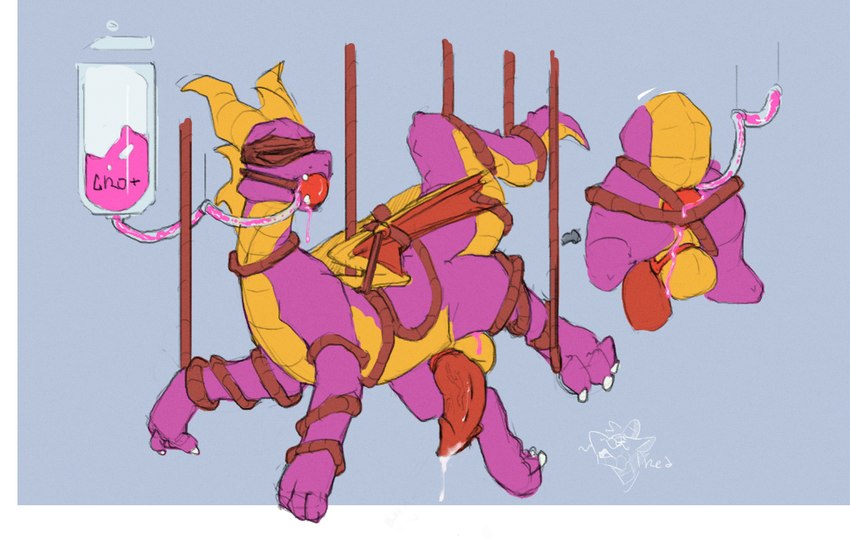 spyro (spyro the dragon and etc) created by redishdragie