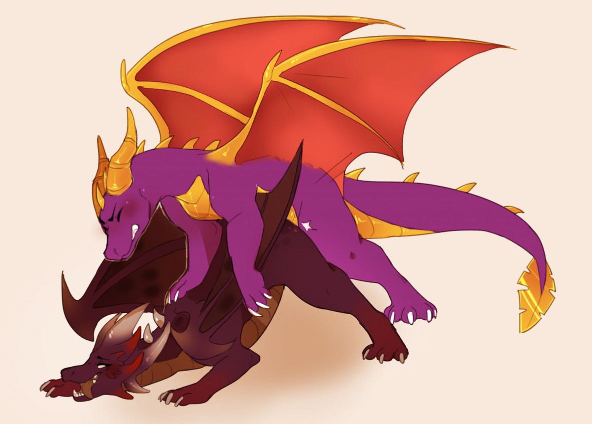 malefor and spyro (the legend of spyro and etc) created by pandx