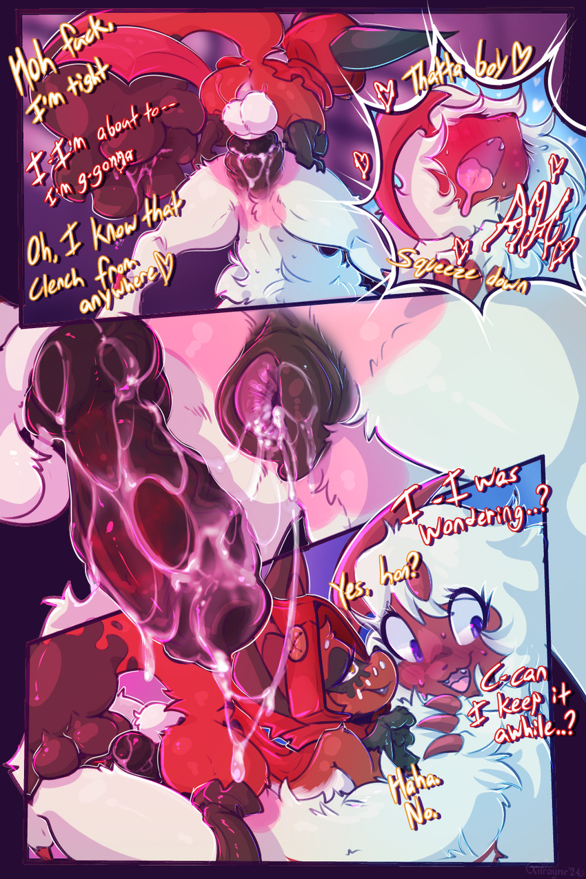 artemis the absol and redd (nintendo and etc) created by xilrayne