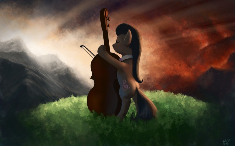 octavia (friendship is magic and etc) created by moe (artist)