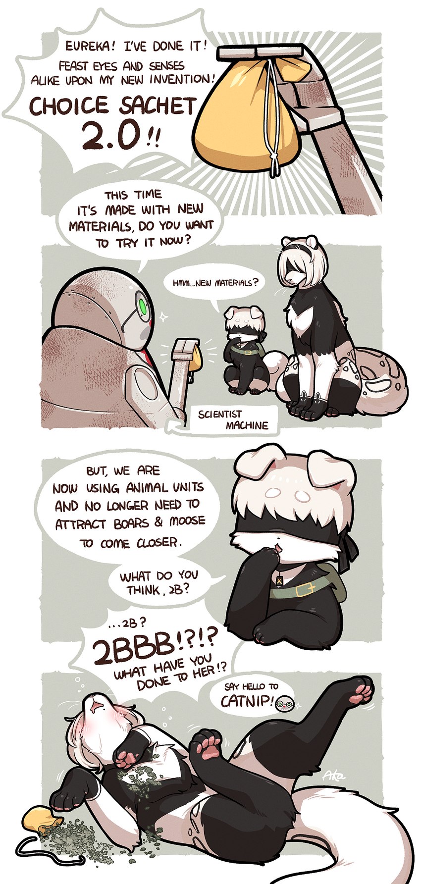 yorha 2b and yorha 9s (nier automata and etc) created by missaka