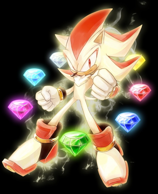 super shadow (sonic the hedgehog (series) and etc) created by den255