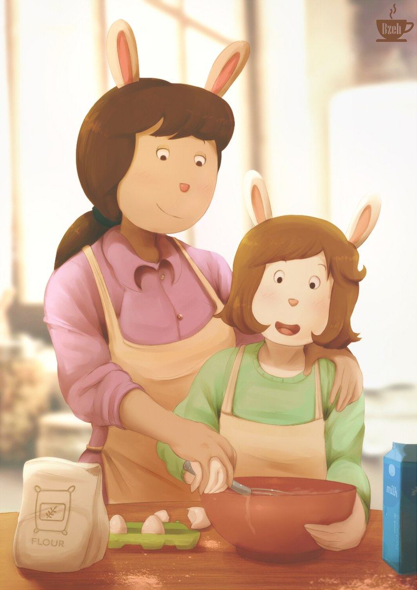 marina datillo and mrs. datillo (arthur (series)) created by bzeh