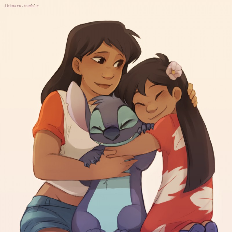 lilo pelekai, nani pelekai, and stitch (creative commons and etc) created by ikimaru