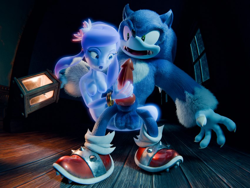 lah, sonic the hedgehog, and sonic the werehog (sonic the hedgehog (series) and etc) created by ganondork