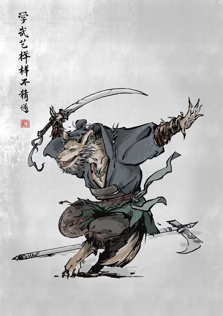 black myth: wukong created by huahuadesange