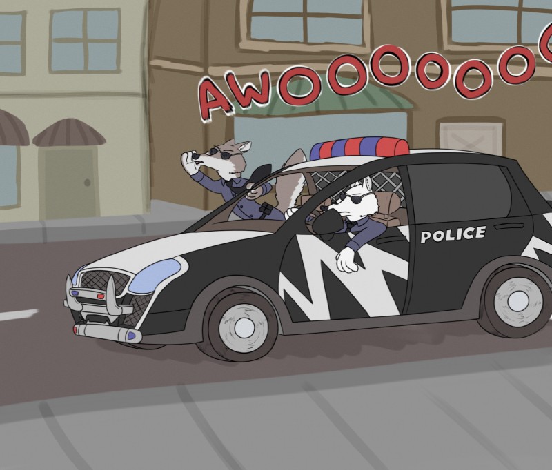 officer grizzoli and officer wolfard (zootopia and etc) created by anothercolouranon