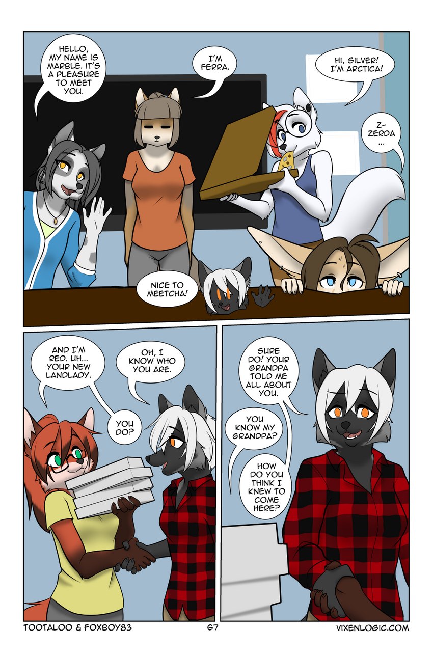 arctica, marble, silver, ferra, zerda, and etc (vixen logic) created by foxboy83 and tootaloo