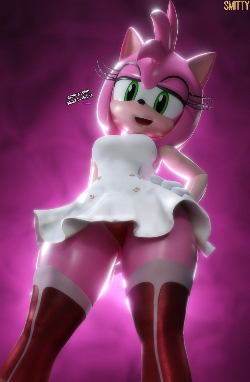 amy rose (sonic the hedgehog (series) and etc) created by smitty34