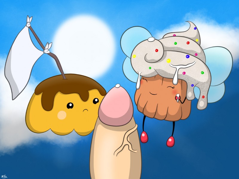 cuppi and purin (bulu monster) created by neitsuke