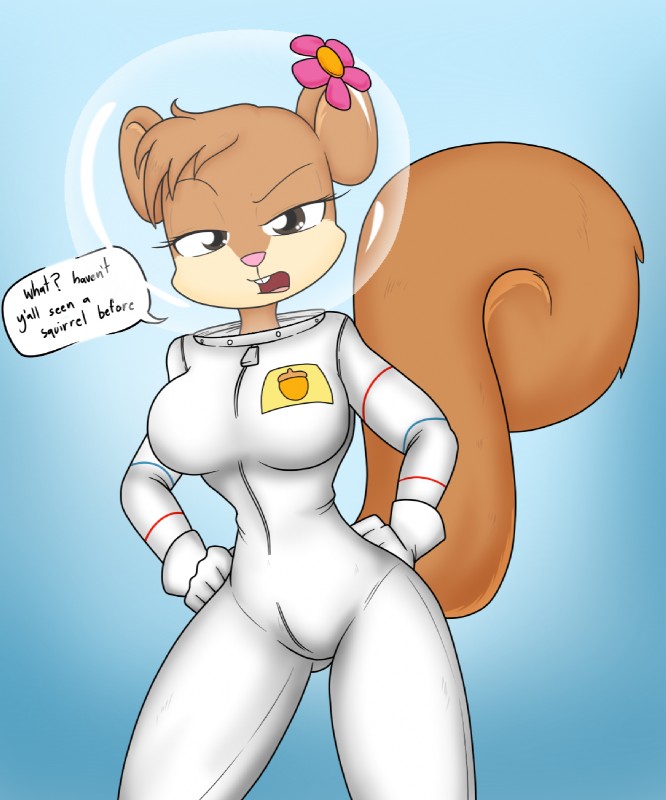 sandy cheeks (spongebob squarepants and etc) created by sandwich-anomaly