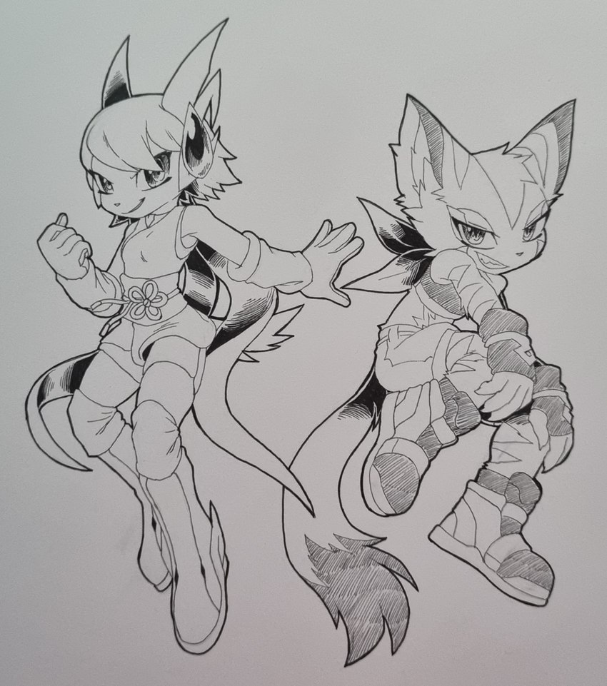 carol tea and sash lilac (freedom planet and etc) created by nowykowski7