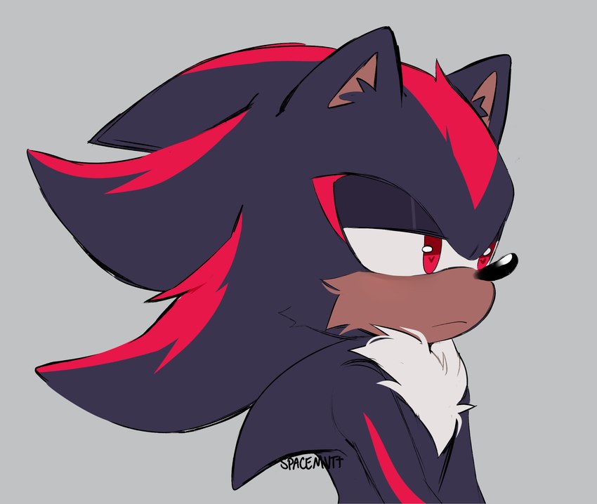 shadow the hedgehog (sonic the hedgehog (series) and etc) created by spacemvtt