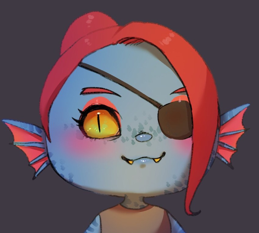 undyne (undertale (series)) created by pipitasout