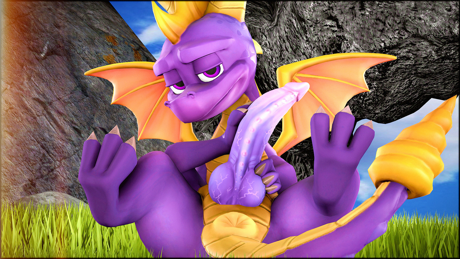 spyro (spyro the dragon and etc) created by lewdyroom