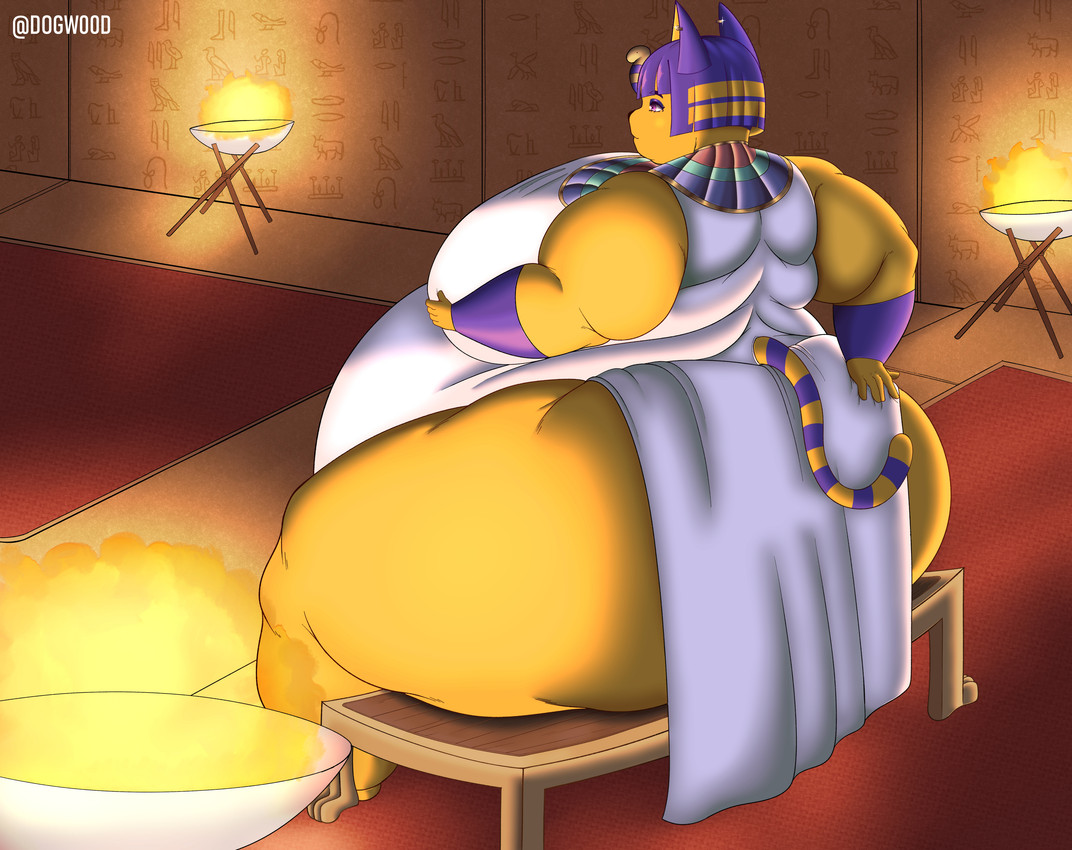 ankha (animal crossing and etc) created by dogw00d