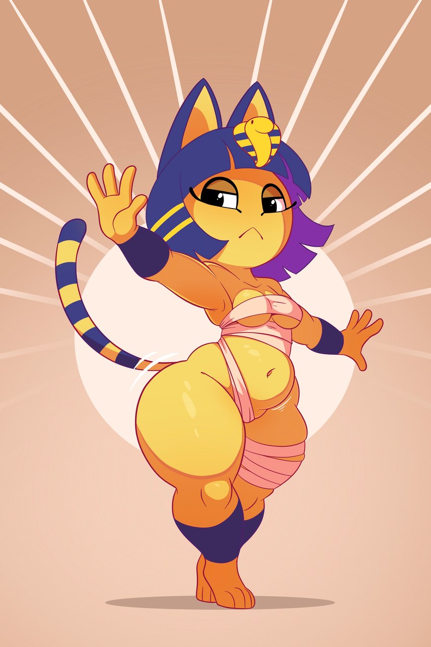 ankha (animal crossing and etc) created by blen bodega