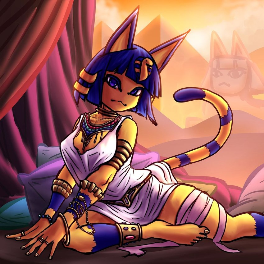 ankha (animal crossing and etc) created by bennyvania