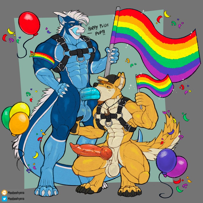 daxterdingo and nighdruth (lgbt pride month and etc) created by meebeehyena