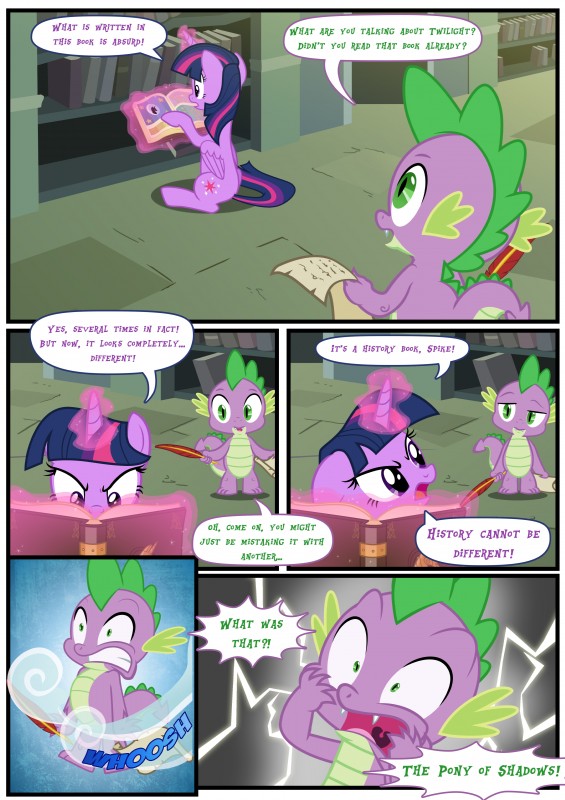 spike and twilight sparkle (friendship is magic and etc) created by chilllum and light262