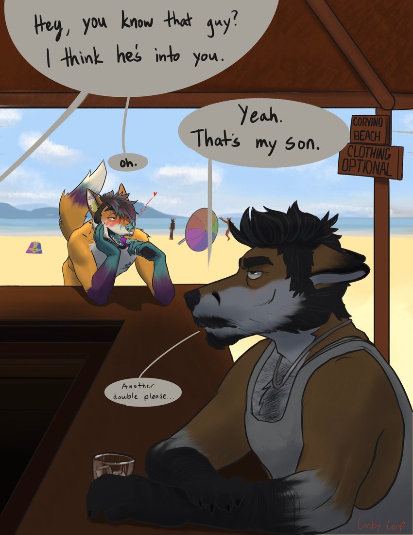 frisky and makai created by conkycorp