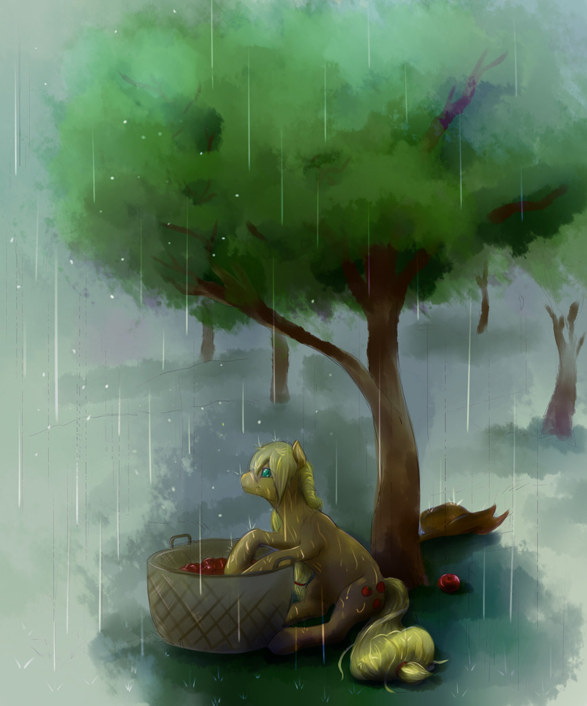 applejack (friendship is magic and etc) created by explosivegent and noel (artist)