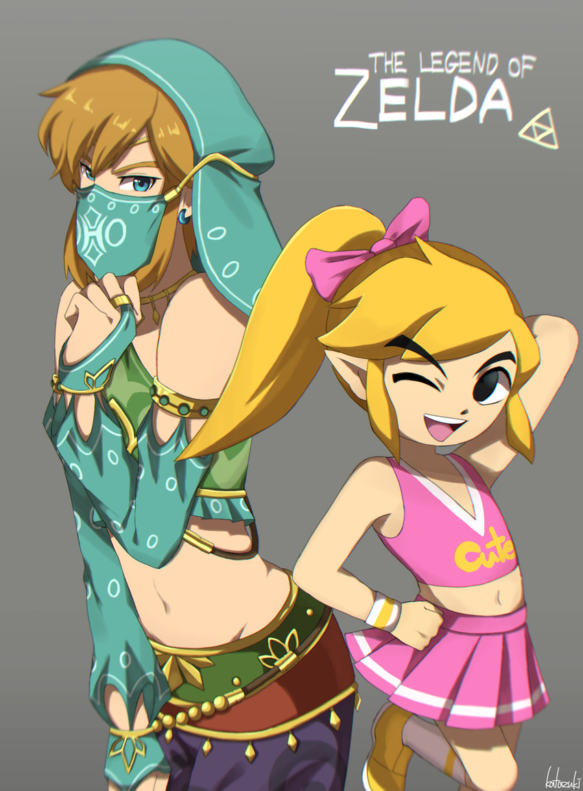 link and toon link (the legend of zelda and etc) created by katazuki