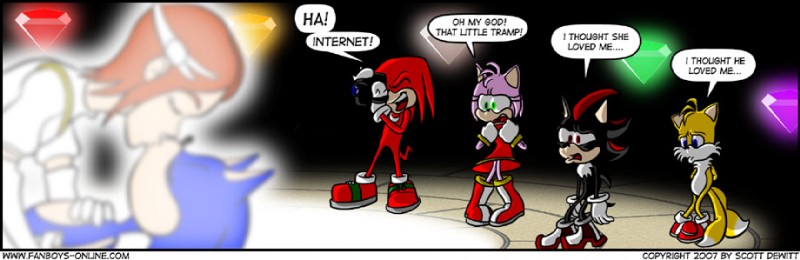 princess elise the third, knuckles the echidna, shadow the hedgehog, sonic the hedgehog, miles prower, and etc (sonic the hedgehog (series) and etc) created by scott dewitt