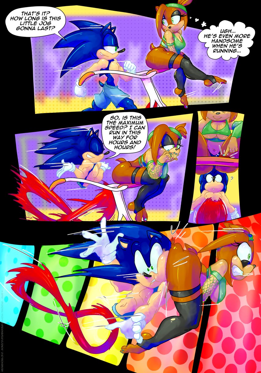 klara hedgehog and sonic the hedgehog (sonic the hedgehog (series) and etc) created by hedgehoglove