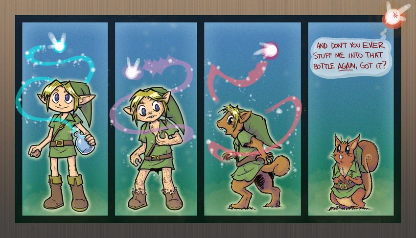 link and young link (the legend of zelda and etc) created by mr-dna