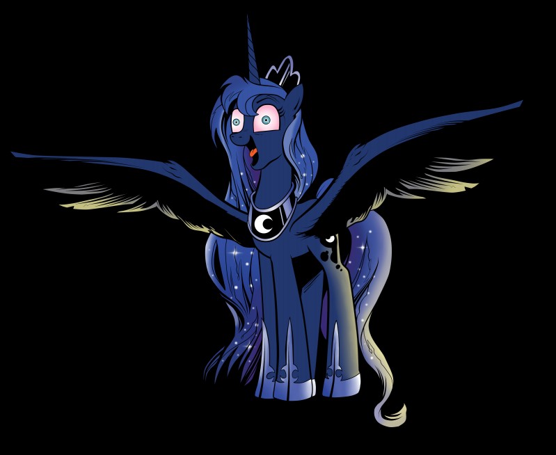 princess luna (friendship is magic and etc) created by amorecadenza