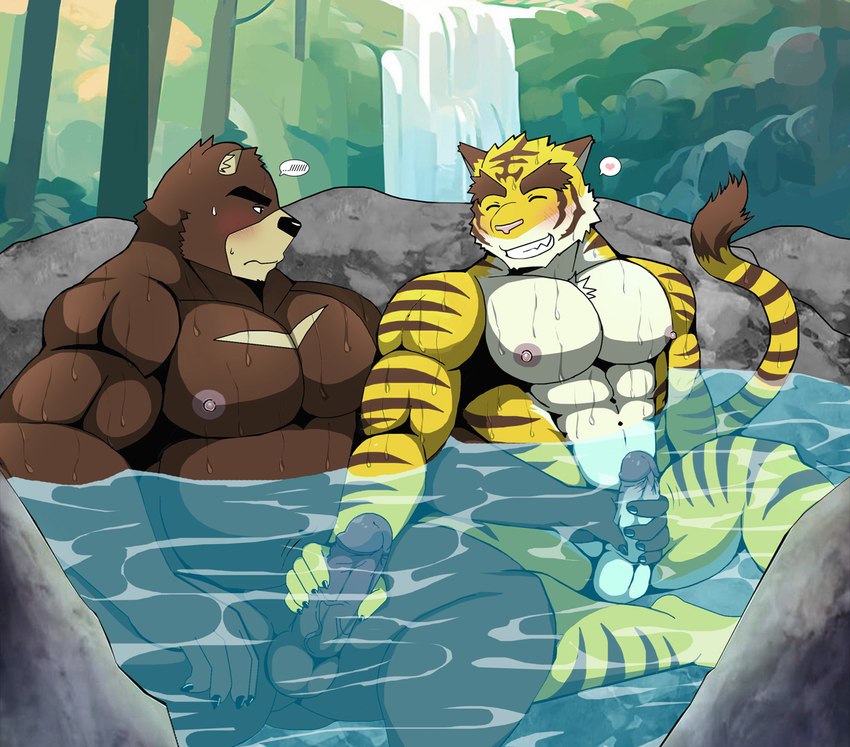 juuichi mikazuki and torahiko (morenatsu) created by bearlovestiger13