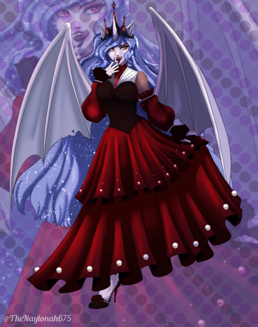 princess celestia and vampire celestia (my little pony: magic princess and etc) created by thenaylonah675