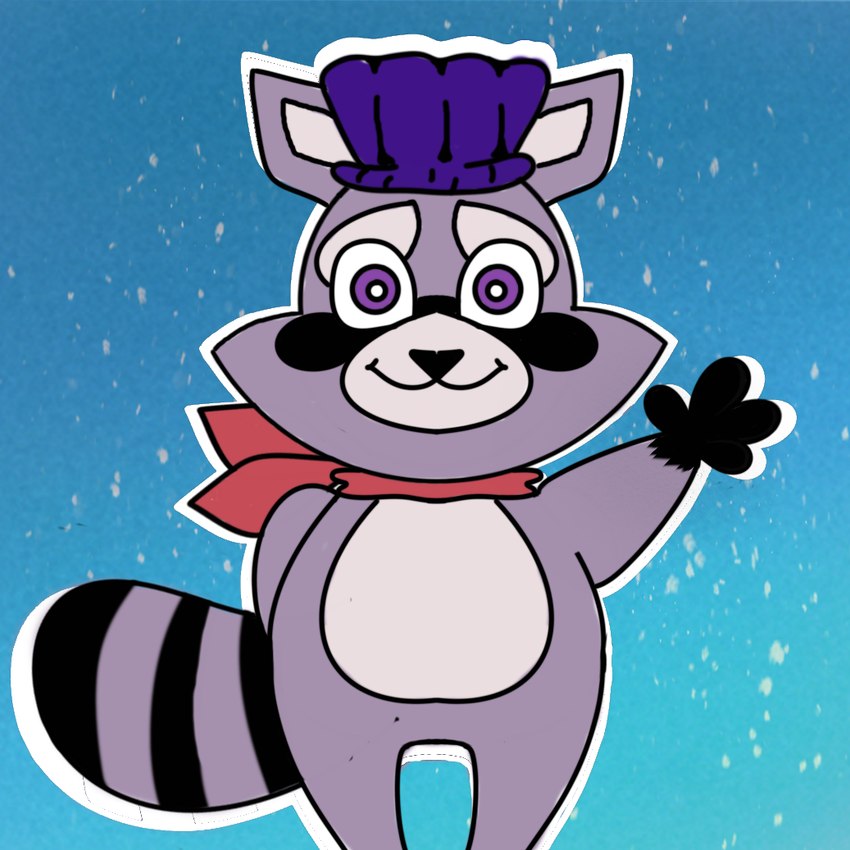 rambley raccoon (indigo park) created by wilnor