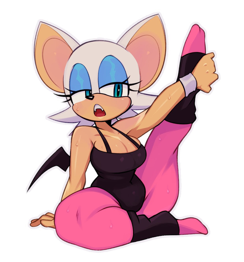 rouge the bat (sonic the hedgehog (series) and etc) created by fiinel