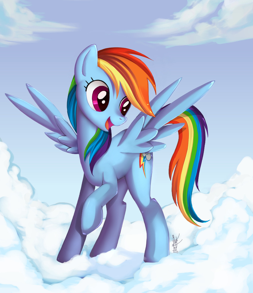 rainbow dash (friendship is magic and etc) created by ponykillerx
