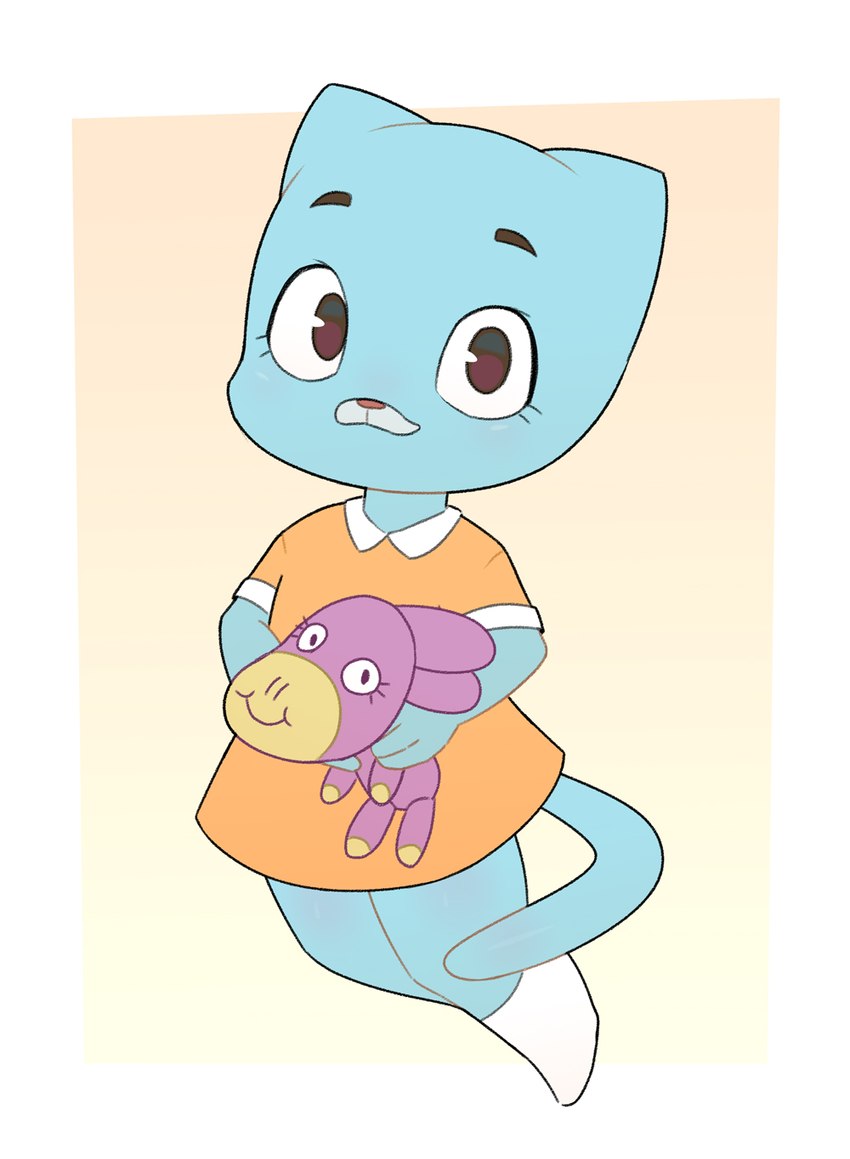 anais watterson and daisy the donkey (the amazing world of gumball and etc) created by threek