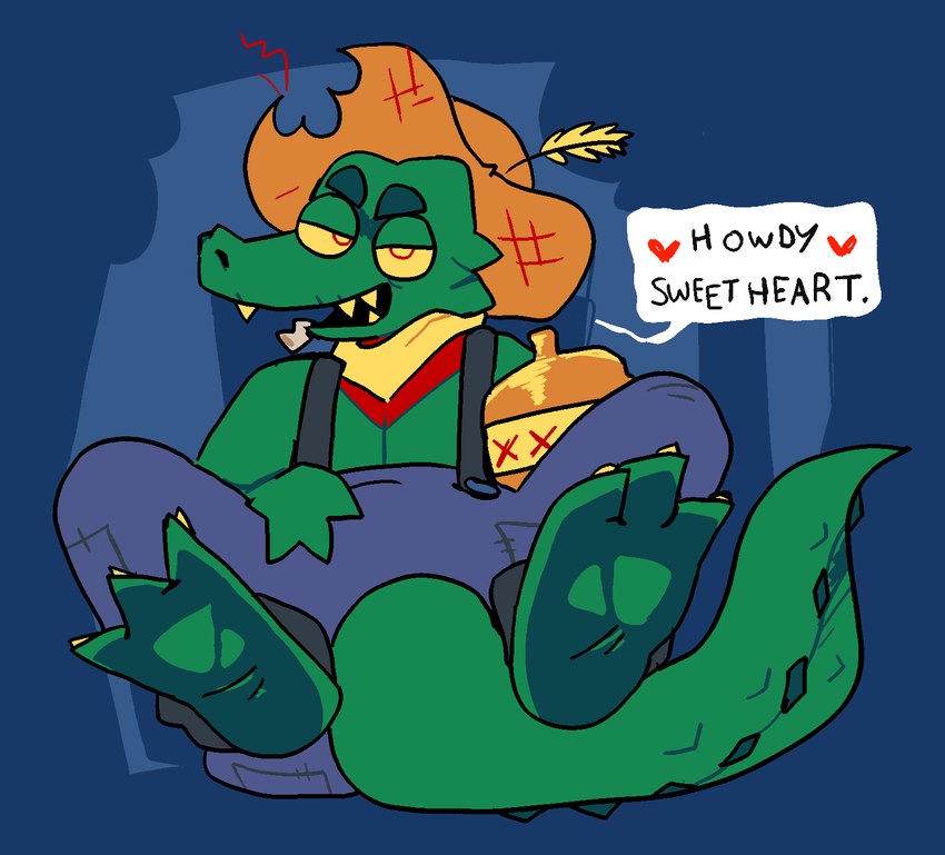 fan character and red (later alligator) created by pawplants