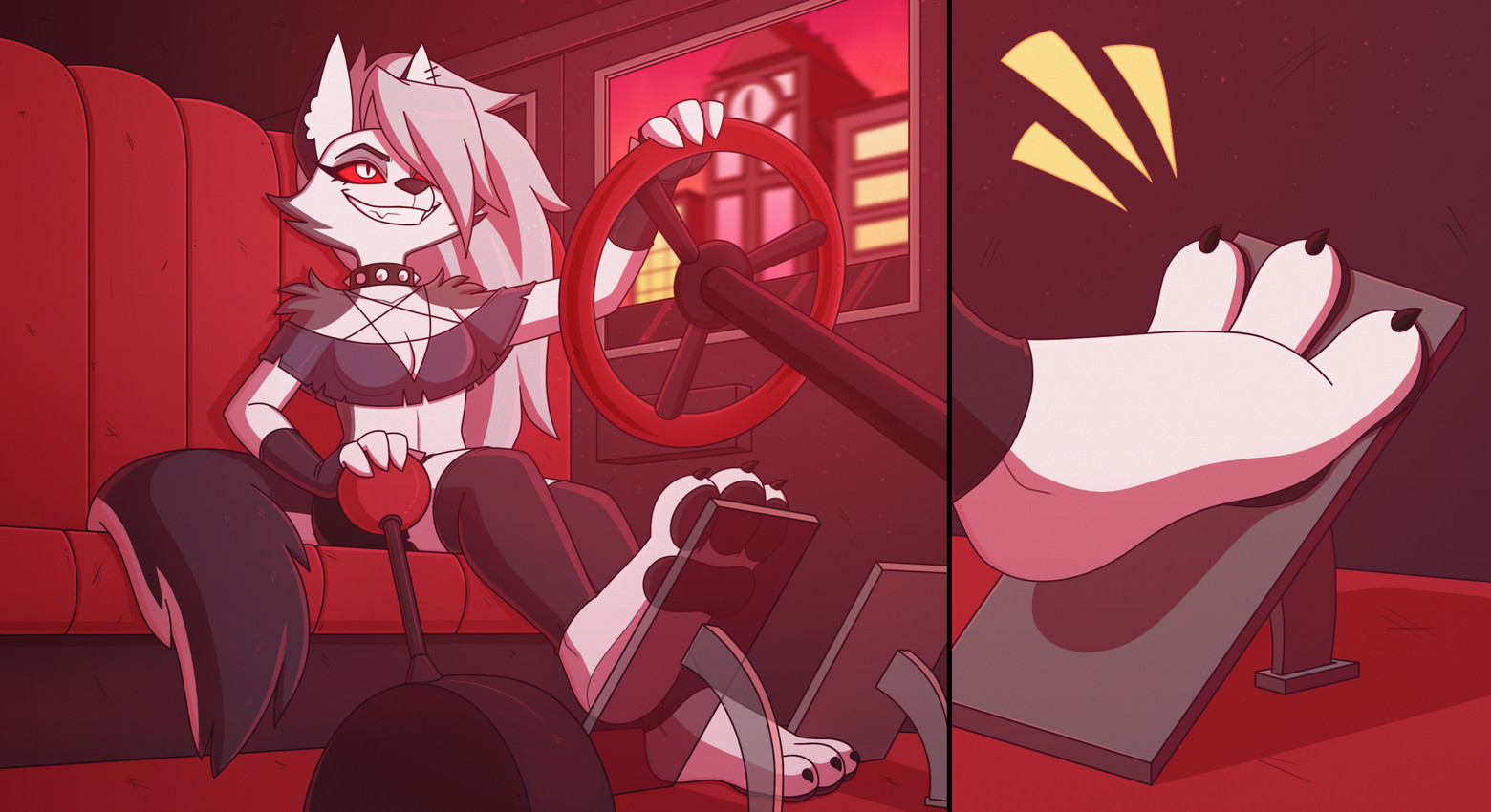 loona (helluva boss and etc) created by bluestripedrenulian