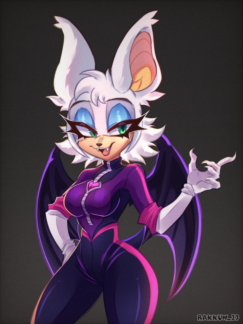 rouge the bat (sonic the hedgehog (series) and etc) created by rakkun13