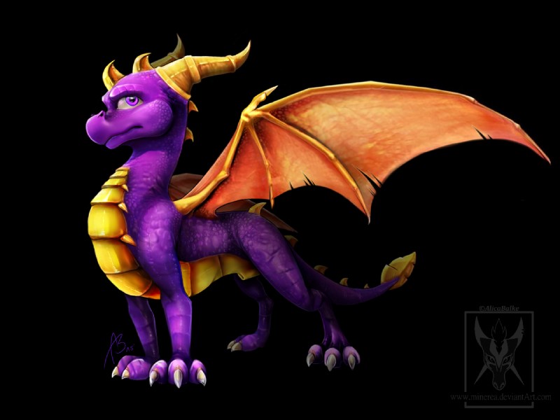 spyro (european mythology and etc) created by minerea