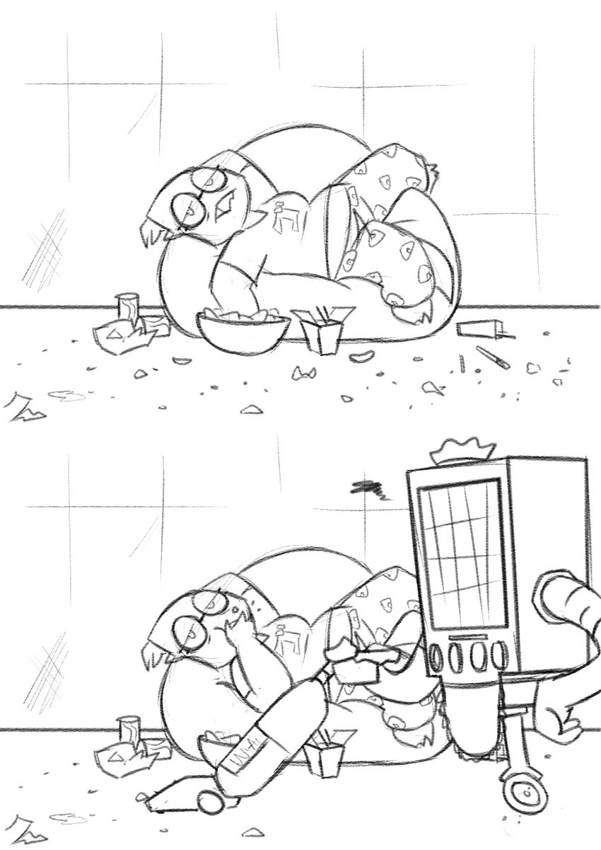 alphys and mettaton (undertale (series) and etc) created by potoobrigham