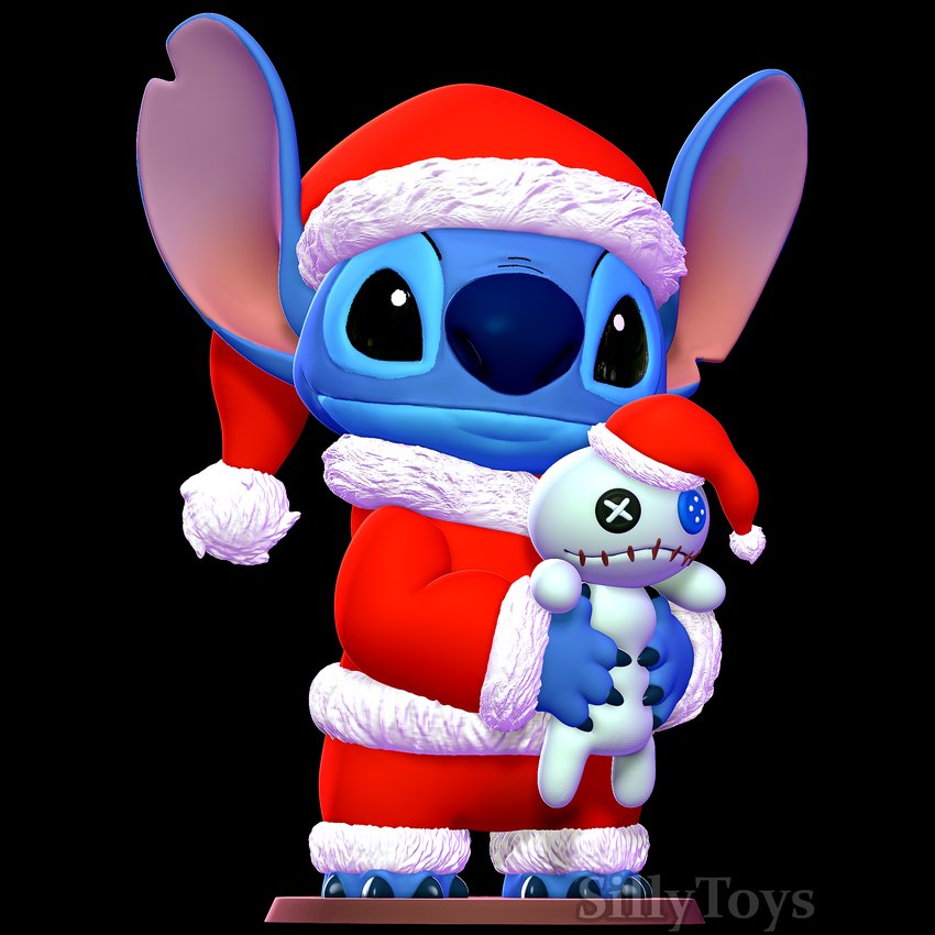 scrump and stitch (lilo and stitch and etc) created by sillytoys