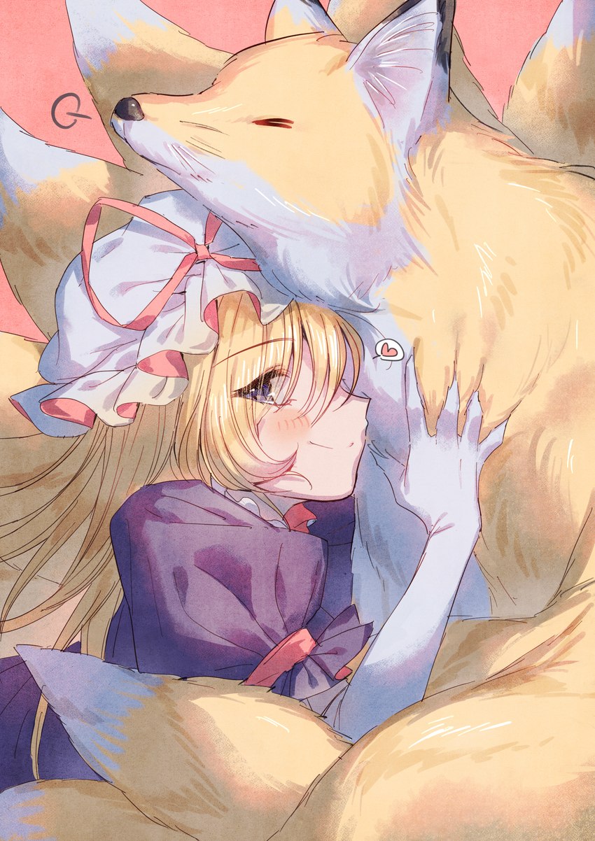 ran yakumo and yukari yakumo (touhou) created by masanaga (tsukasa)