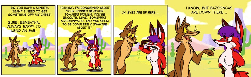 beneatha the vixen and sean o'desse (coyoteville) created by stevethedragon