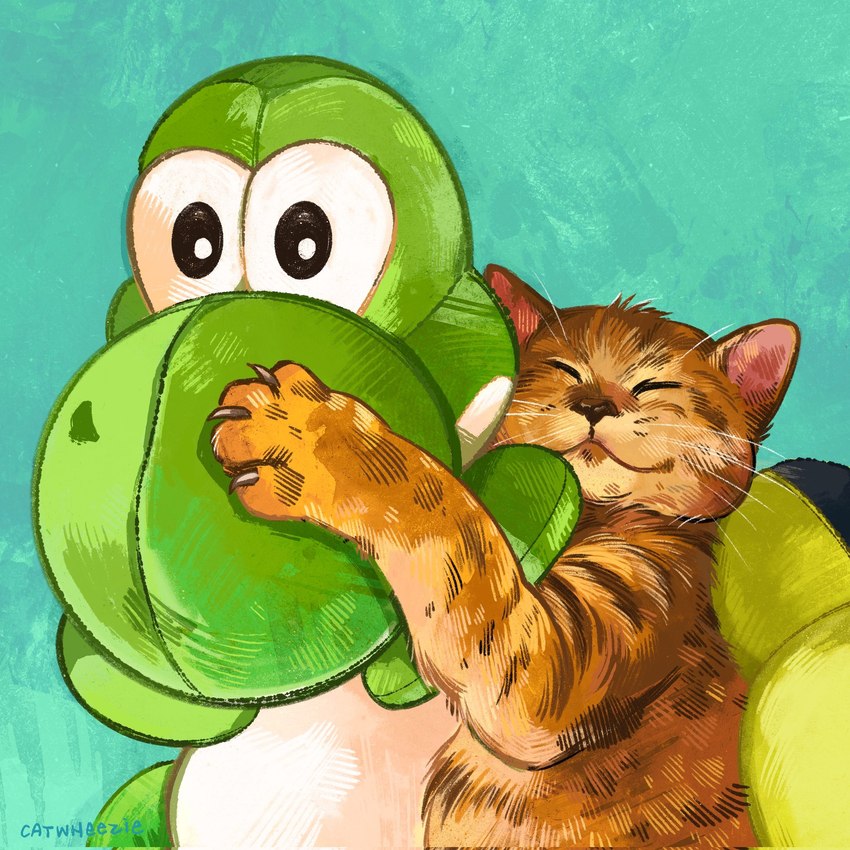 yoshi (mario bros and etc) created by catwheezie