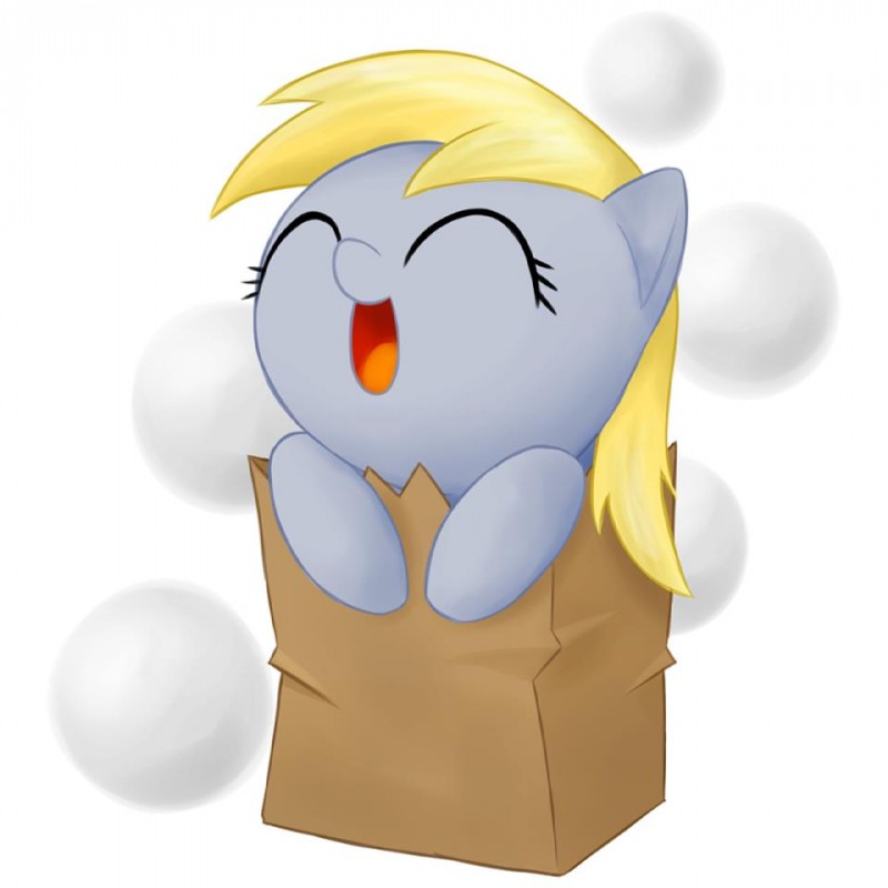 derpy hooves (if it fits i sits (meme) and etc) created by stardustxiii