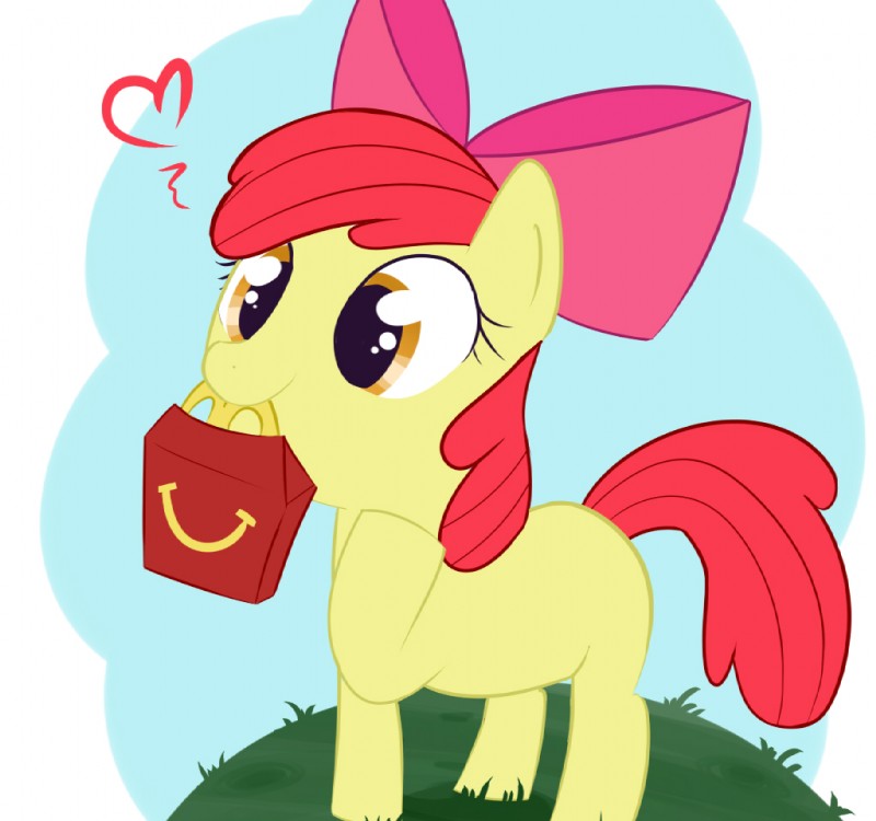 apple bloom (friendship is magic and etc) created by unknown artist