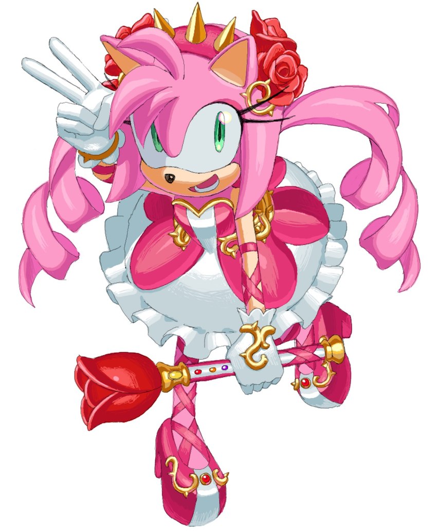 amy rose (sonic the hedgehog (series) and etc) created by 3i8akira