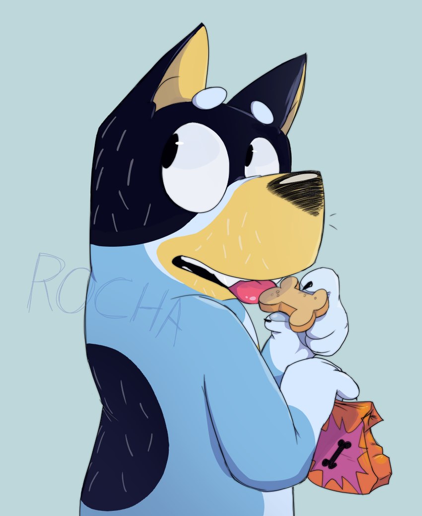 bandit heeler (bluey (series)) created by rocha